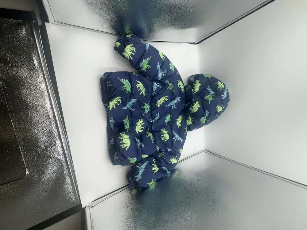 Old Navy Toddler Boys Water-Resistant Dinosaur Print Puffer Jacket
